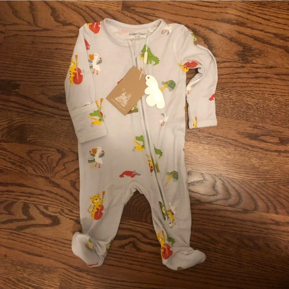 SALE | Angel Dear Footie | Jazzy Print - Picture 7 of 8